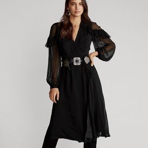 POLO Ralph Lauren Ruffle Trim Wrap Dress Size 2 Brand new never worn